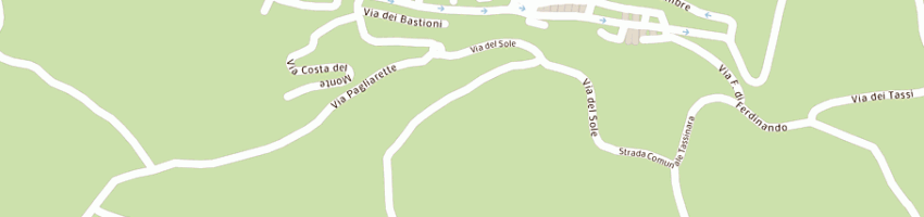 Mappa della impresa bar caffe' villa tribuiani di papa giacomino a TORTORETO