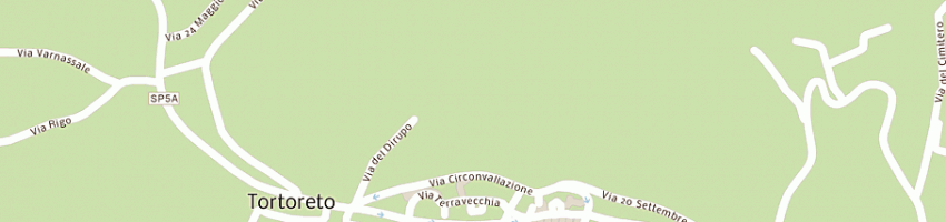 Mappa della impresa over car srl a TORTORETO