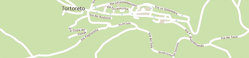 Mappa della impresa borsettificio micla di pichinelli e speca snc a TORTORETO