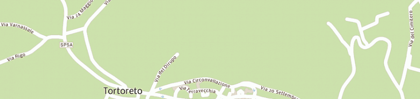 Mappa della impresa zarpel srl a TORTORETO