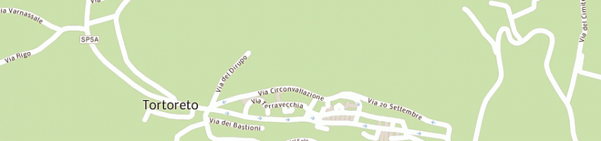 Mappa della impresa franchi gianfranco a TORTORETO