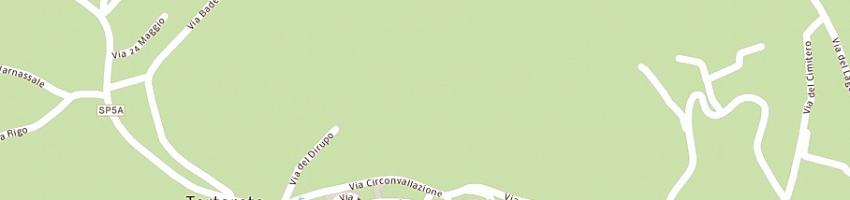 Mappa della impresa le ginestre srl a TORTORETO