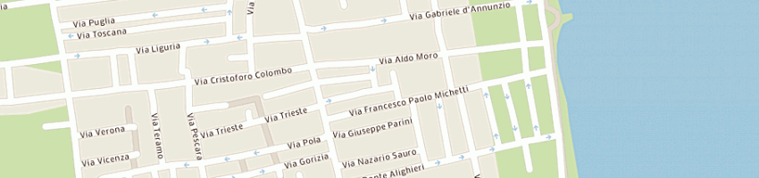 Mappa della impresa la bottega dell'estetica di bucci gisella a MARTINSICURO