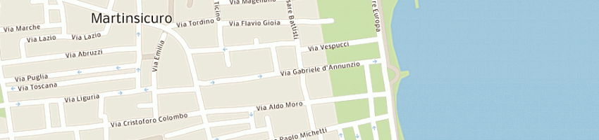 Mappa della impresa ferramenta fav di caselli f e c (sas) a MARTINSICURO