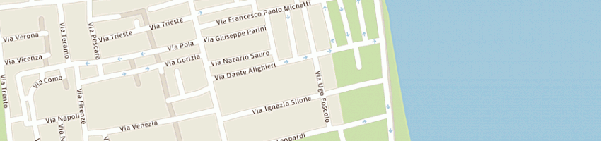 Mappa della impresa pizzeria ristorante 'toto'' srl a MARTINSICURO