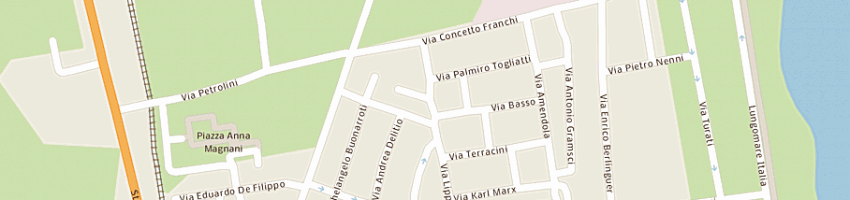 Mappa della impresa gnoato lampadari a ROSA 