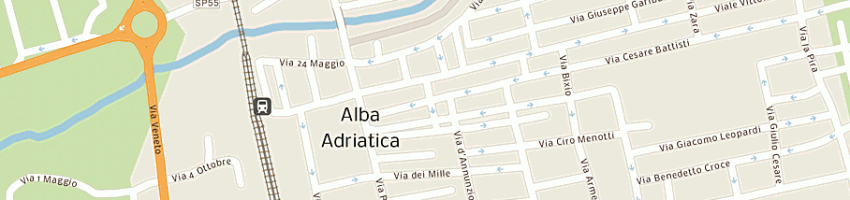 Mappa della impresa tec snc di tavoni enzo e c a ALBA ADRIATICA