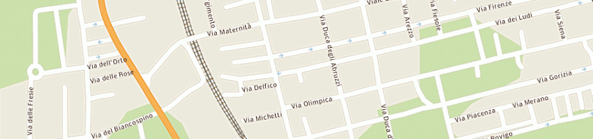 Mappa della impresa pensione bologna snc di antolloni luciana e c a ALBA ADRIATICA