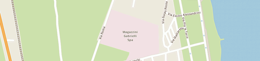 Mappa della impresa magazzini gabrielli s p a a MARTINSICURO