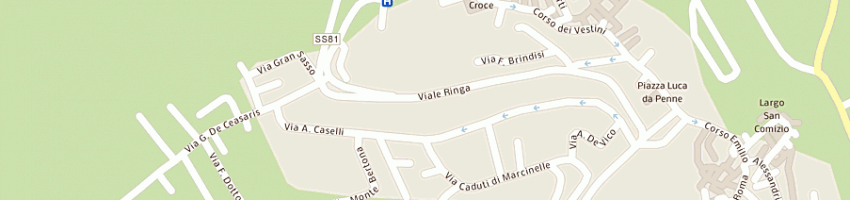 Mappa della impresa belli e monelli snc di pizzuto chantal a PENNE