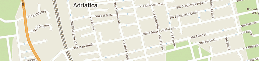 Mappa della impresa luzi ceramiche srl a ALBA ADRIATICA