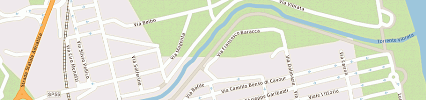 Mappa della impresa braila di ursino natale a ALBA ADRIATICA