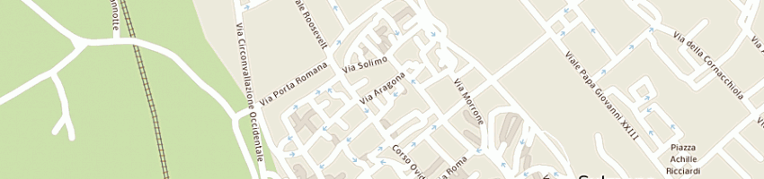 Mappa della impresa scocchera ingagostino ingegneria e ambiente a SULMONA