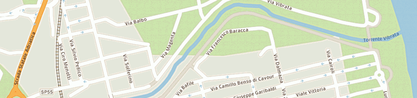 Mappa della impresa residence el chico a ALBA ADRIATICA