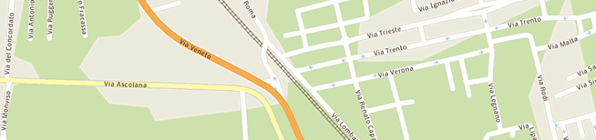 Mappa della impresa di candido bruno a ALBA ADRIATICA