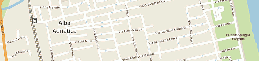 Mappa della impresa rastelli nazzareno a ALBA ADRIATICA