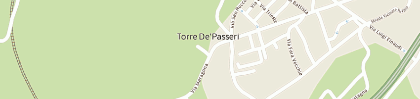 Mappa della impresa sisters sas di gelsumini silvia e c a TORRE DE PASSERI