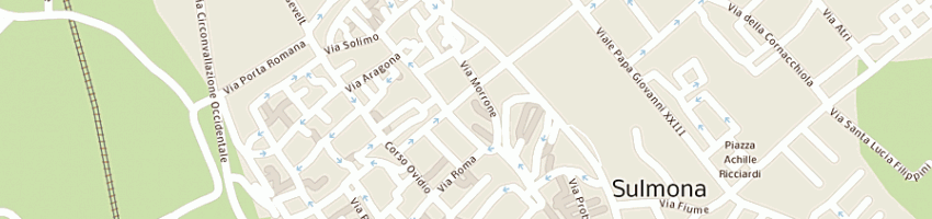 Mappa della impresa mancinelli germano e c sas a SULMONA