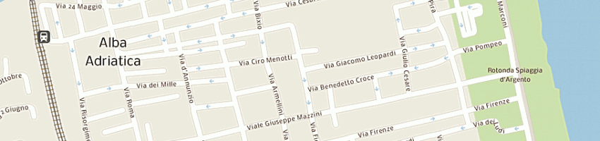 Mappa della impresa di antonio antonio a ALBA ADRIATICA