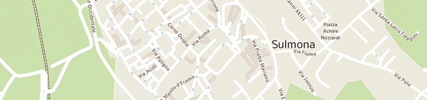 Mappa della impresa merolli franco a SULMONA