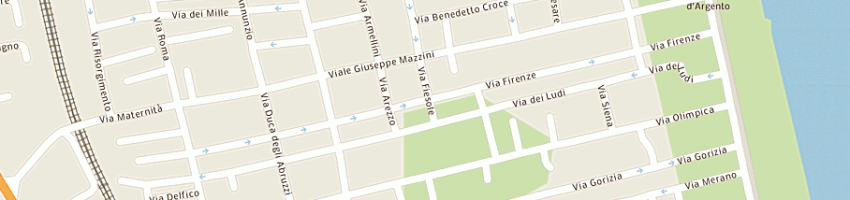 Mappa della impresa forno moderno a ALBA ADRIATICA