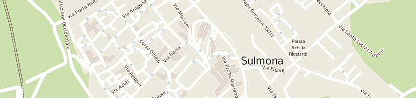 Mappa della impresa ristorante panorama a SULMONA