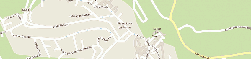 Mappa della impresa ferrante vincenzo a PENNE