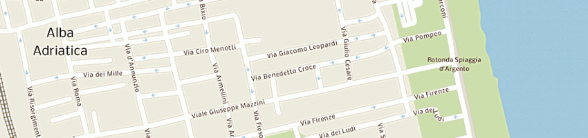 Mappa della impresa hotel baltic di muscella l ciabattoni dec(snc) a ALBA ADRIATICA