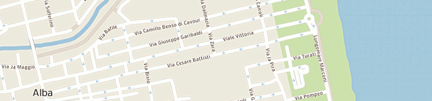 Mappa della impresa immobiliare d'eugenio di d'eugenio marina e c snc a ALBA ADRIATICA