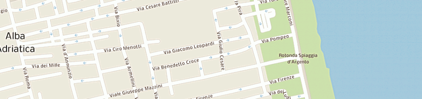 Mappa della impresa alleanza assicurazioni spa a ALBA ADRIATICA