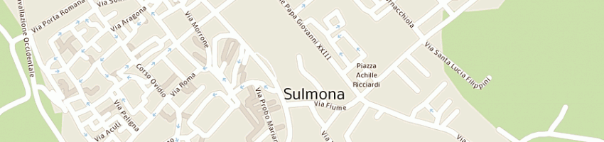 Mappa della impresa societa'italiana per il gas pa a SULMONA