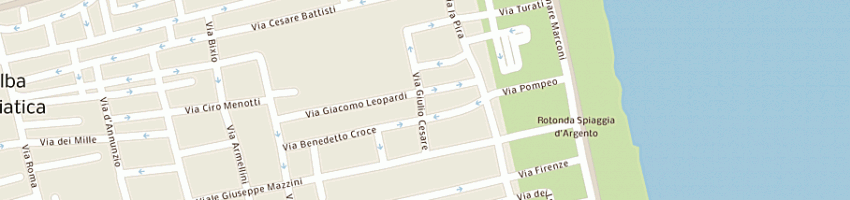 Mappa della impresa massi anna maria a ALBA ADRIATICA