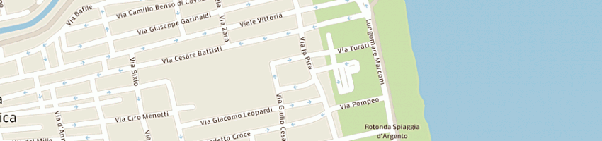 Mappa della impresa rica srl a ALBA ADRIATICA