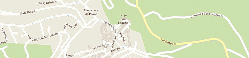 Mappa della impresa bar del corso di d'aurelio adriano a PENNE