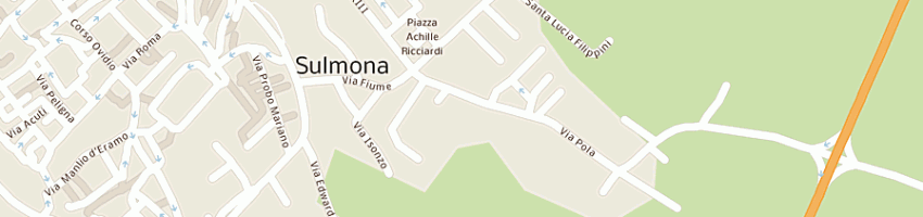 Mappa della impresa manzoli fiorenza a SULMONA