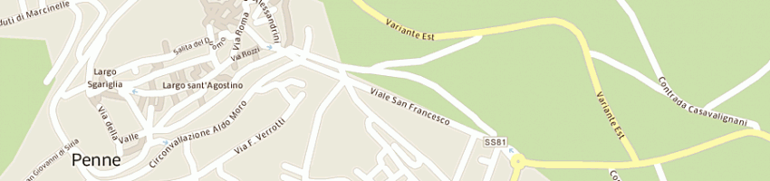 Mappa della impresa confederazione nazionale artigianato - consart a PENNE