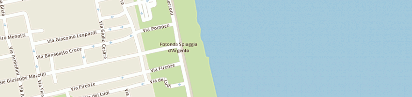 Mappa della impresa capponi viaggi di capponi m e c sas a ALBA ADRIATICA