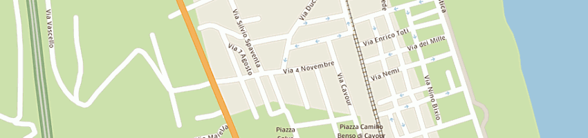 Mappa della impresa borsettificio dea snc di baroni alessandro e c a TORTORETO