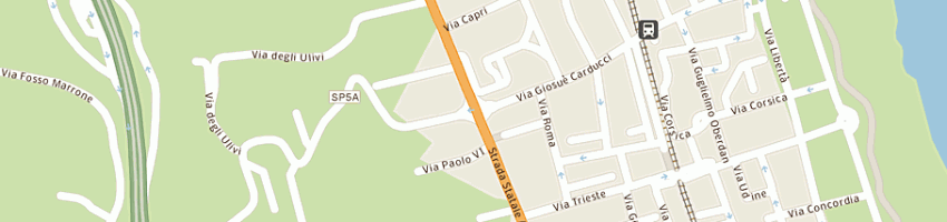 Mappa della impresa la centrale lazio spa a TORTORETO