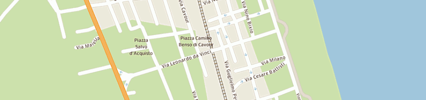 Mappa della impresa hotel river a TORTORETO
