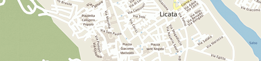 Mappa della impresa occhipinti giuseppa a LICATA
