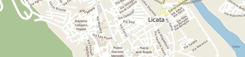 Mappa della impresa cicatello giacomo a LICATA
