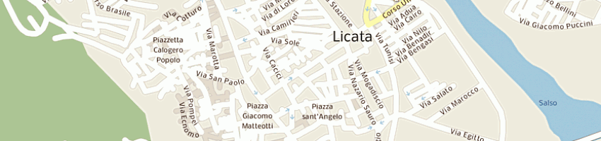 Mappa della impresa vitali giuseppe a LICATA