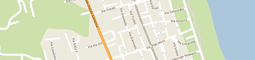Mappa della impresa orfanelli beniamino a TORTORETO