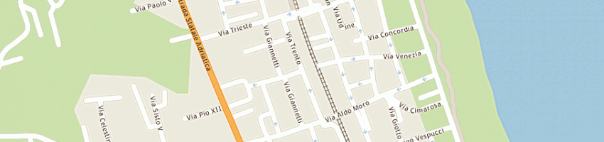 Mappa della impresa recinella guido a TORTORETO