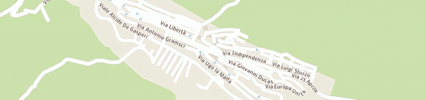 Mappa della impresa vela club araba fenice a LASCARI