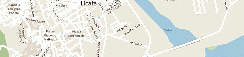 Mappa della impresa paper point di la rocca marco a LICATA