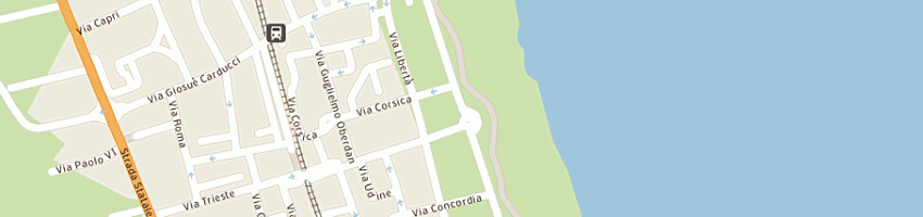 Mappa della impresa ristorante pizzeria roma a TORTORETO