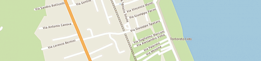 Mappa della impresa melillo rosa a TORTORETO