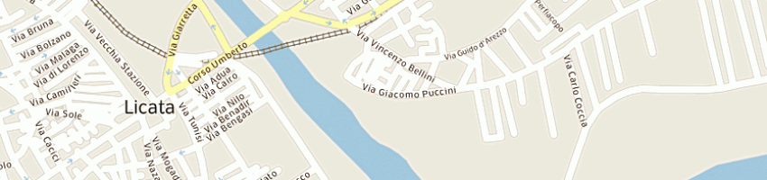 Mappa della impresa sanfilippo giuseppe e c sas a LICATA